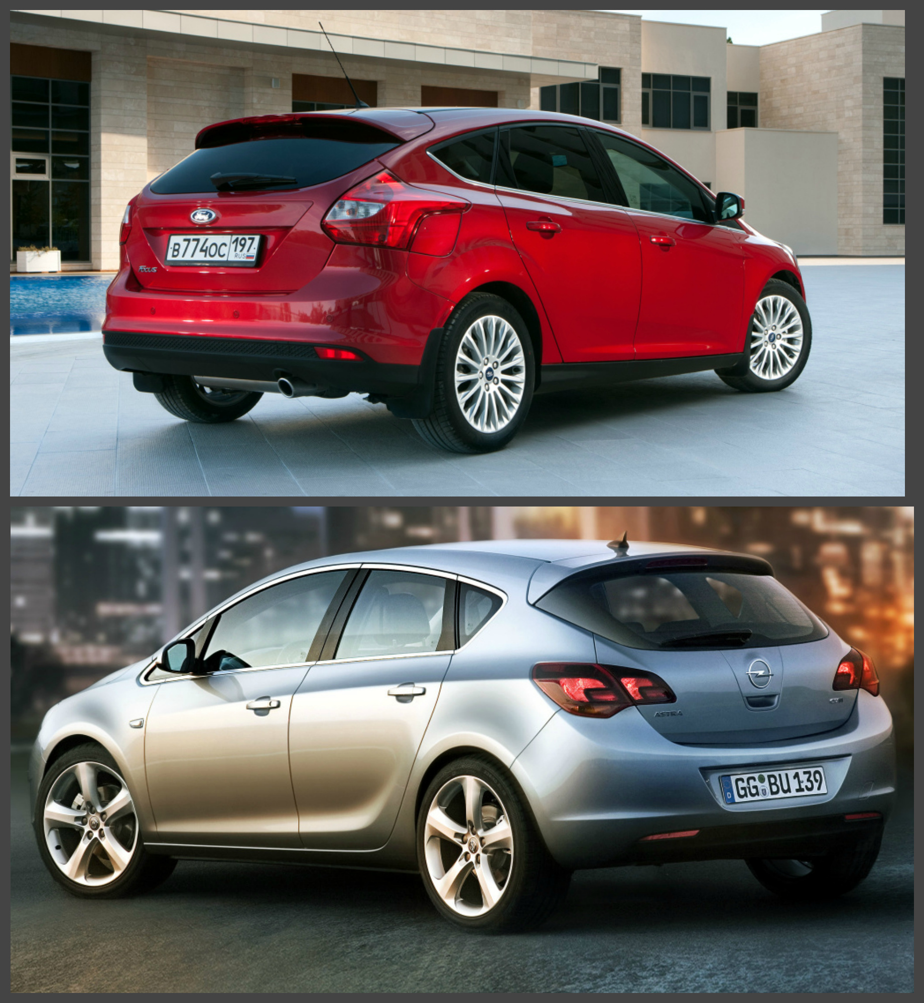 opel astra или ford focus
